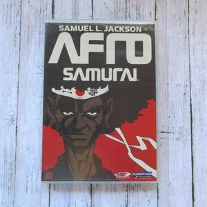 Afro Samurai Animated Movie Samuel L Jackson DVD and Jewel Case